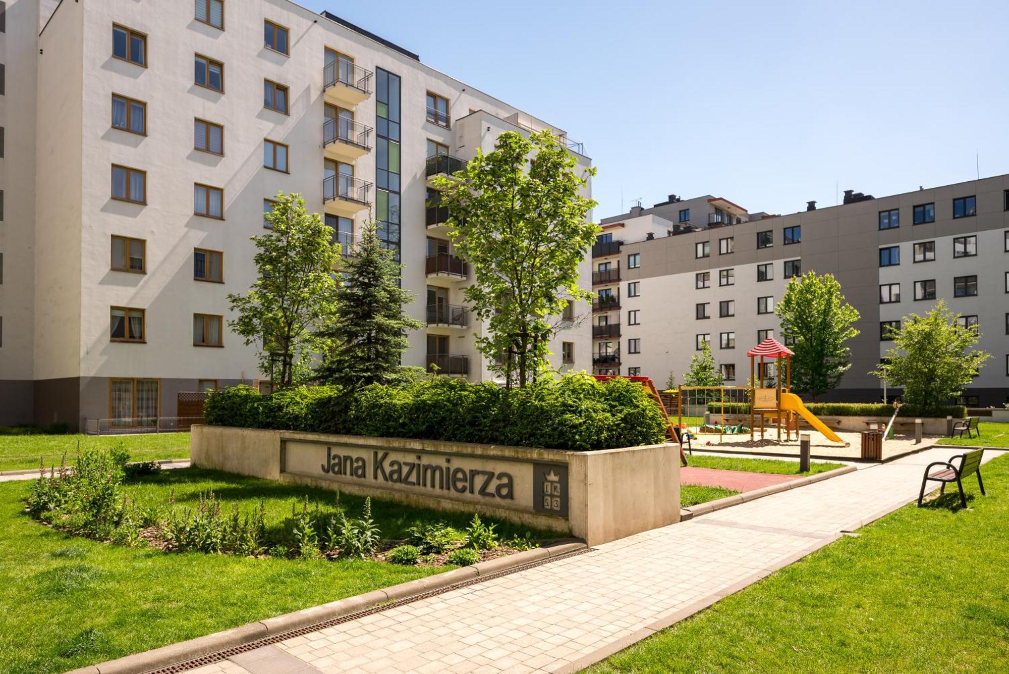 Wola Jana Kazimierza Chic Apartment Warschau Buitenkant foto