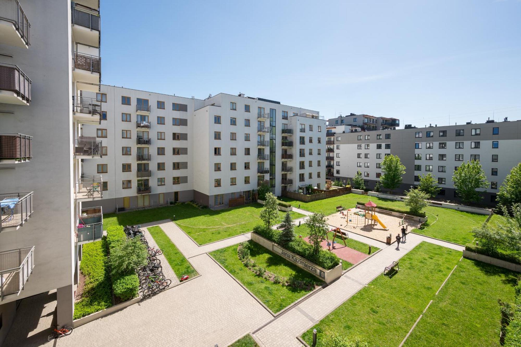 Wola Jana Kazimierza Chic Apartment Warschau Buitenkant foto