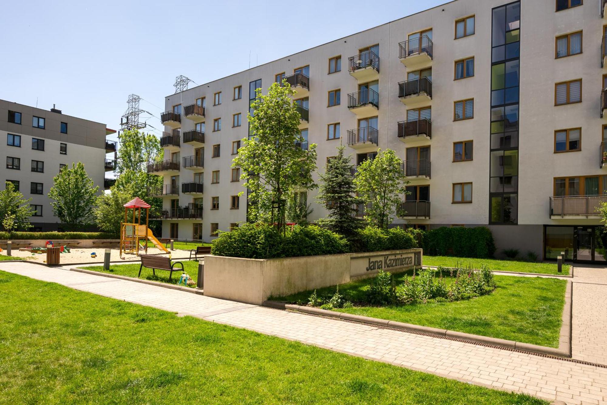 Wola Jana Kazimierza Chic Apartment Warschau Buitenkant foto